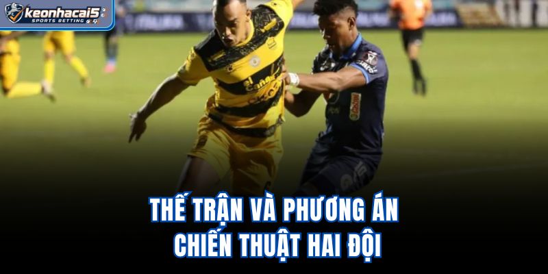 Thế trận và phương án chiến thuật hai đội